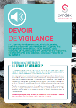 Fiche thématique : devoir de vigilance