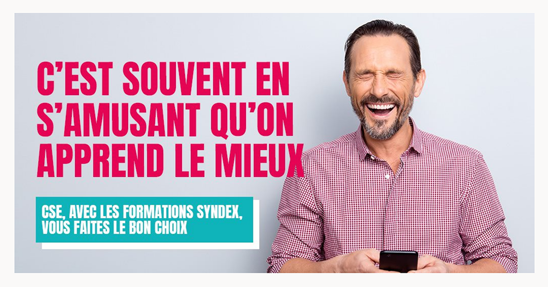 Affiche : c'est souvent en s'amusant qu'on apprend le mieux