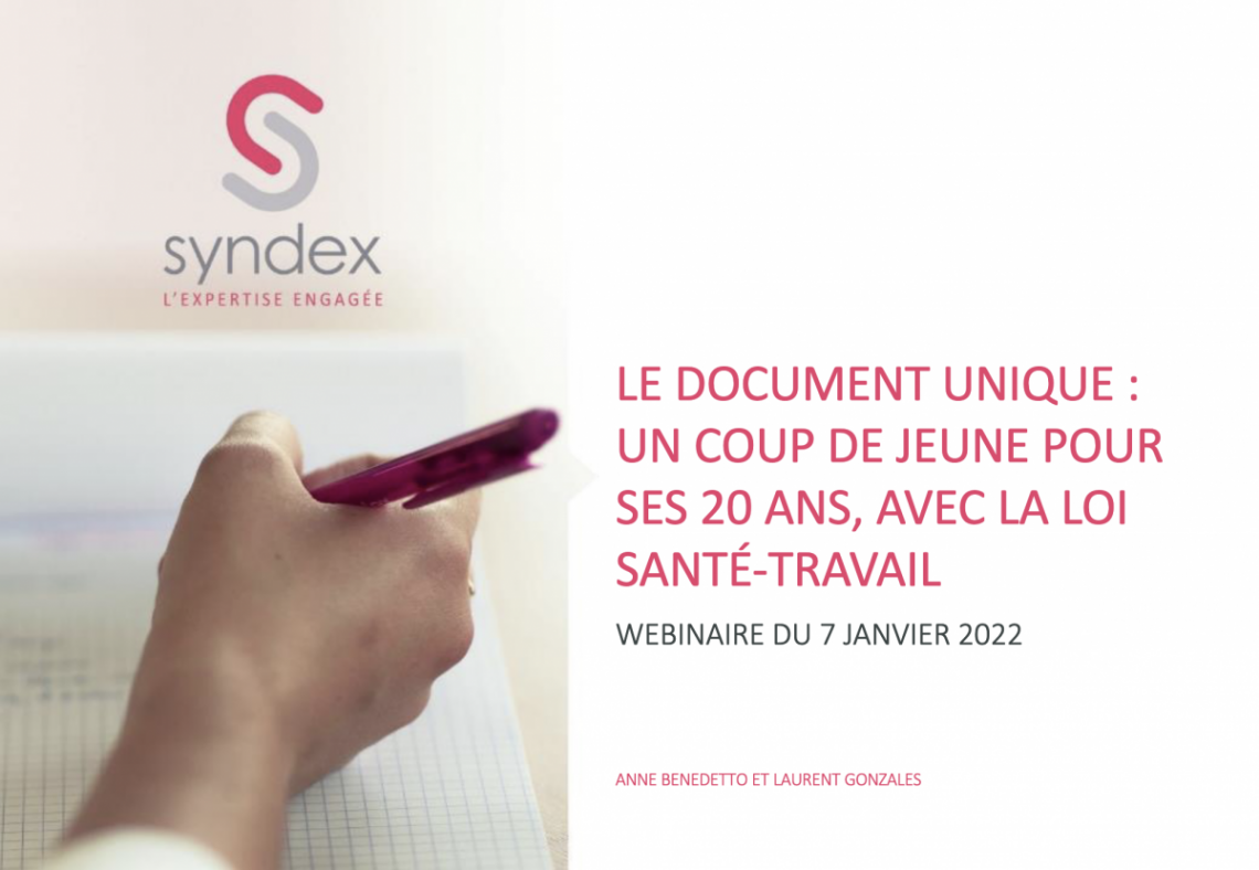 Présentation webinaire