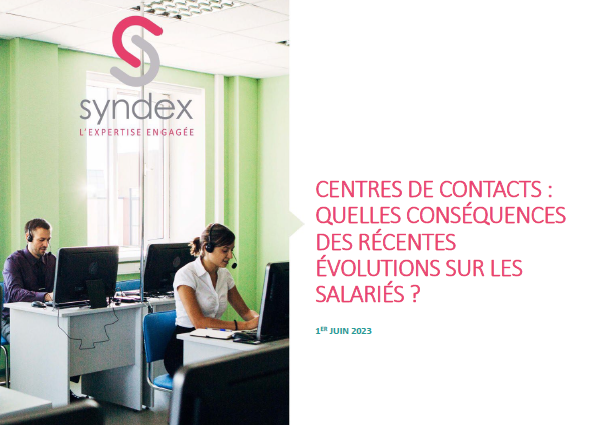 Couverture du support de présentation du webinaire « Les centres d’appels : quels enjeux pour les salariés dans un secteur en mutation ? »