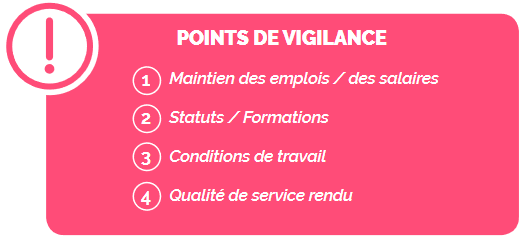 Les différents points de vigilance