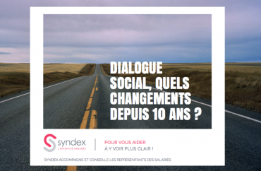 couverture du dépliant «Dialogue social, quels changements depuis 10 ans ? »