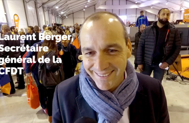 Laurent Berger, secrétaire général de la CFDT