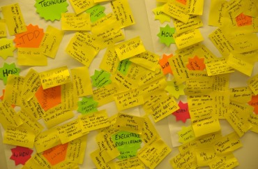 Mur de post-it