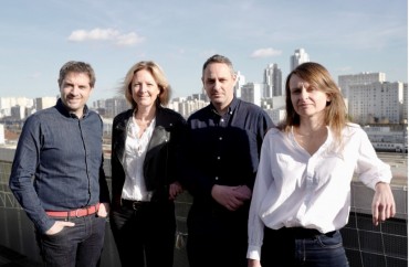 De gauche à droite : Mathieu Bidaine, Marion Edern, Nicolas Weinstein et Claire Morel