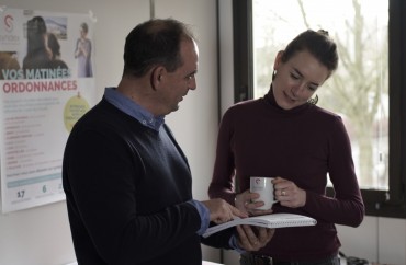 deux intervenants syndex lors d'une matinée-débat