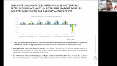 L'impact de la crise sanitaire sur les salariés du secteur de l'ingénierie et du numérique